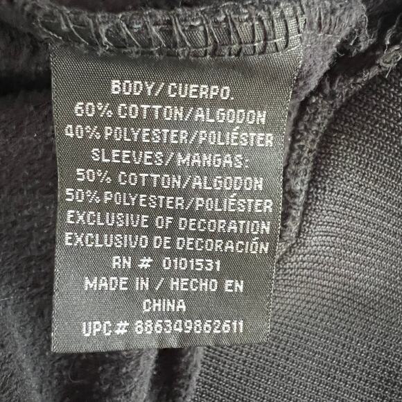 Marvel Deadpool Varsity Men’s Jacket Black Red Snap-Front Size M/L - Picture 10 of 11